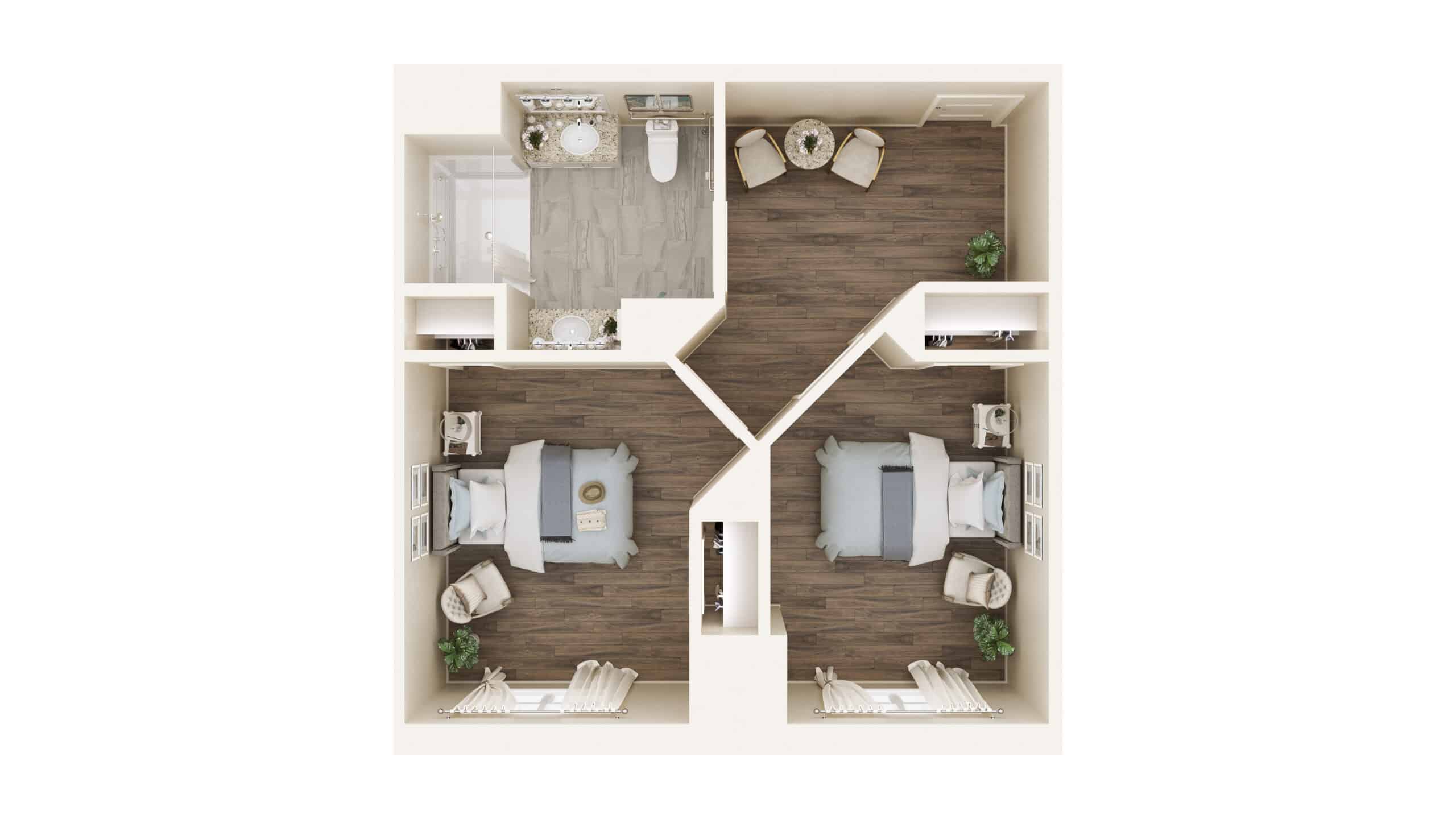 Duet - Memory Care Floor Plan